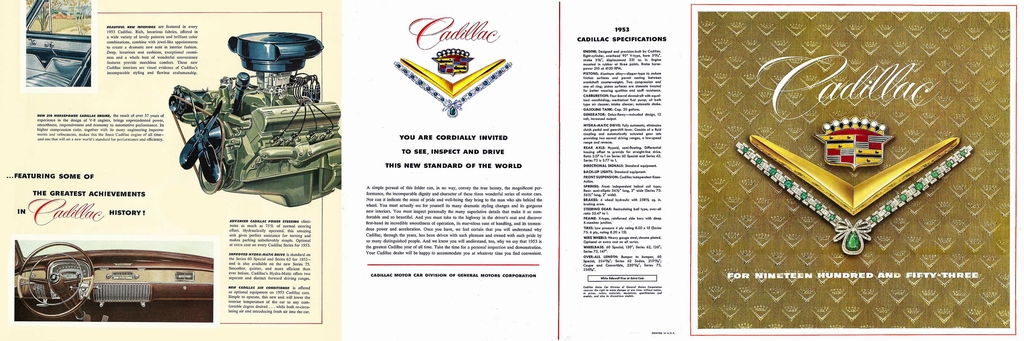 1953 Cadillac Brochure Page 4